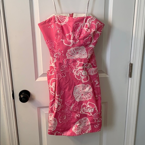 Lilly Pulitzer strapless dress - Picture 3 of 4